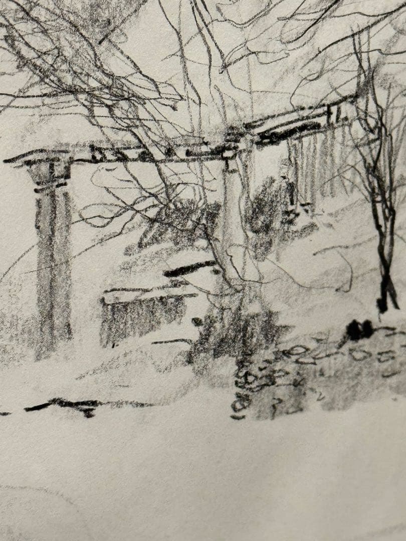 ベルナール・ガントナー　風景 Ⅲ デッサン BERNARD GARTNER