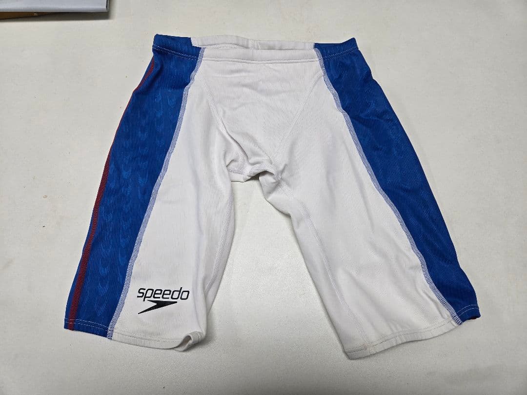 speedo 競泳用水着 白/青/赤　JASPO　Lサイズ
