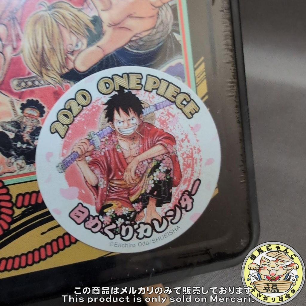ワンピースコミックカレンダー特製缶入り日めくりカレンダー 2020②　未開封品