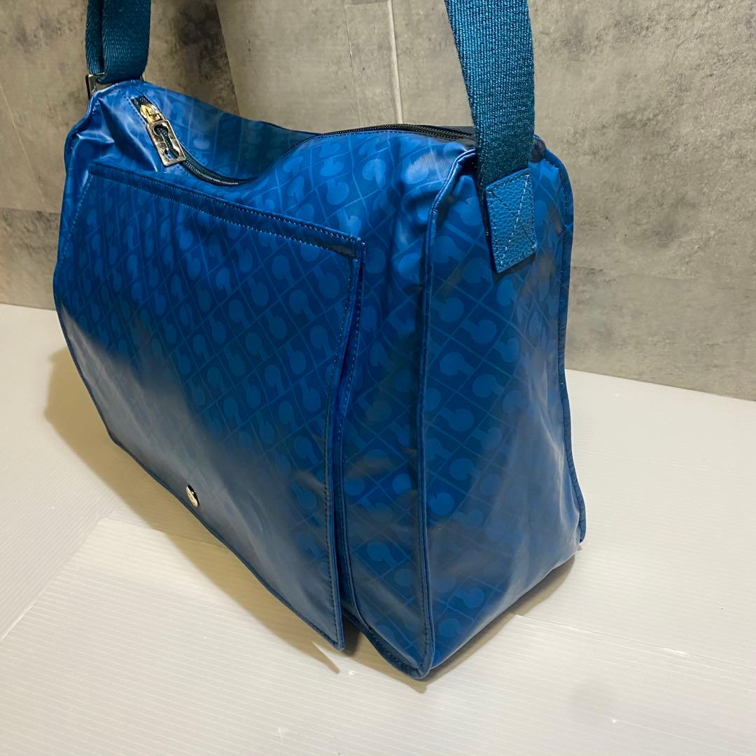 【極美品】GHERARDINI　ソフティ　ショルダーバッグ　ブルー