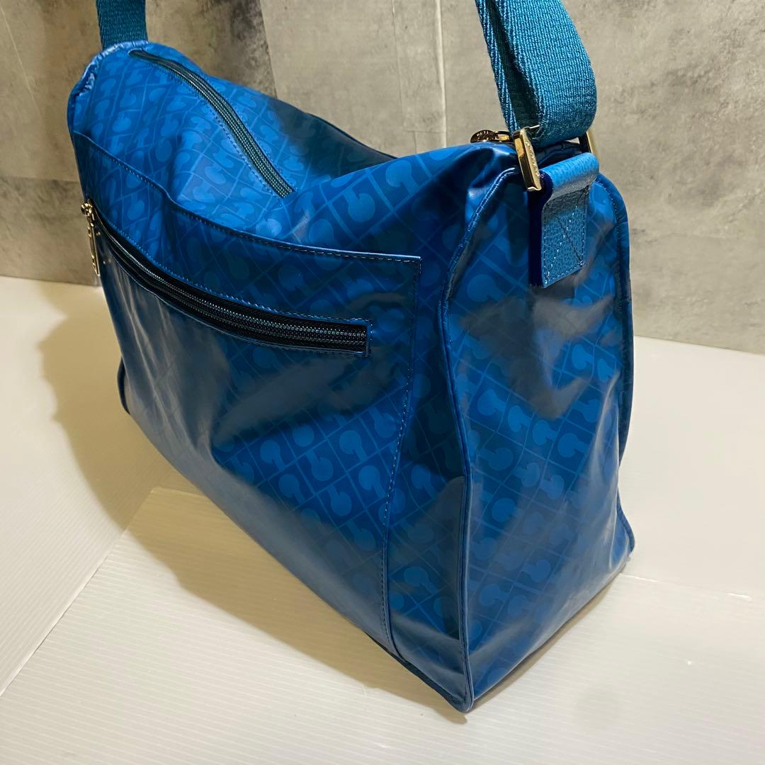 【極美品】GHERARDINI　ソフティ　ショルダーバッグ　ブルー