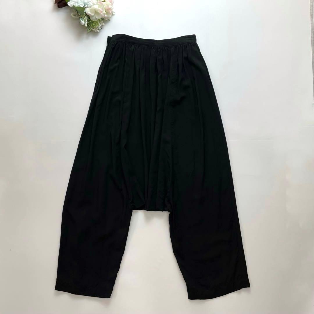 極美品 AD1992コムデギャルソン サルエルパンツ バルーン ギャザー 黒 M