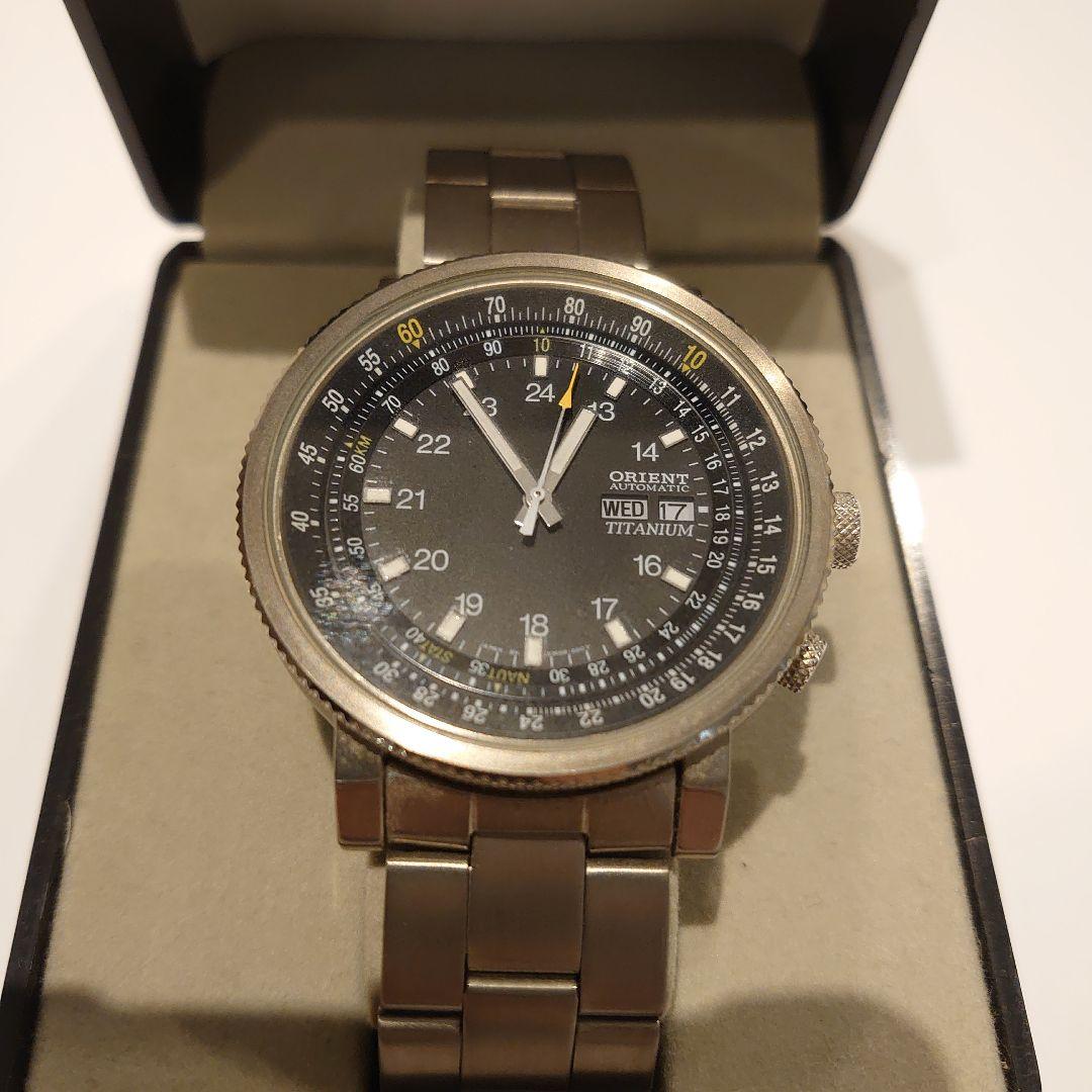ORIENT Titanium 腕時計 ブラック