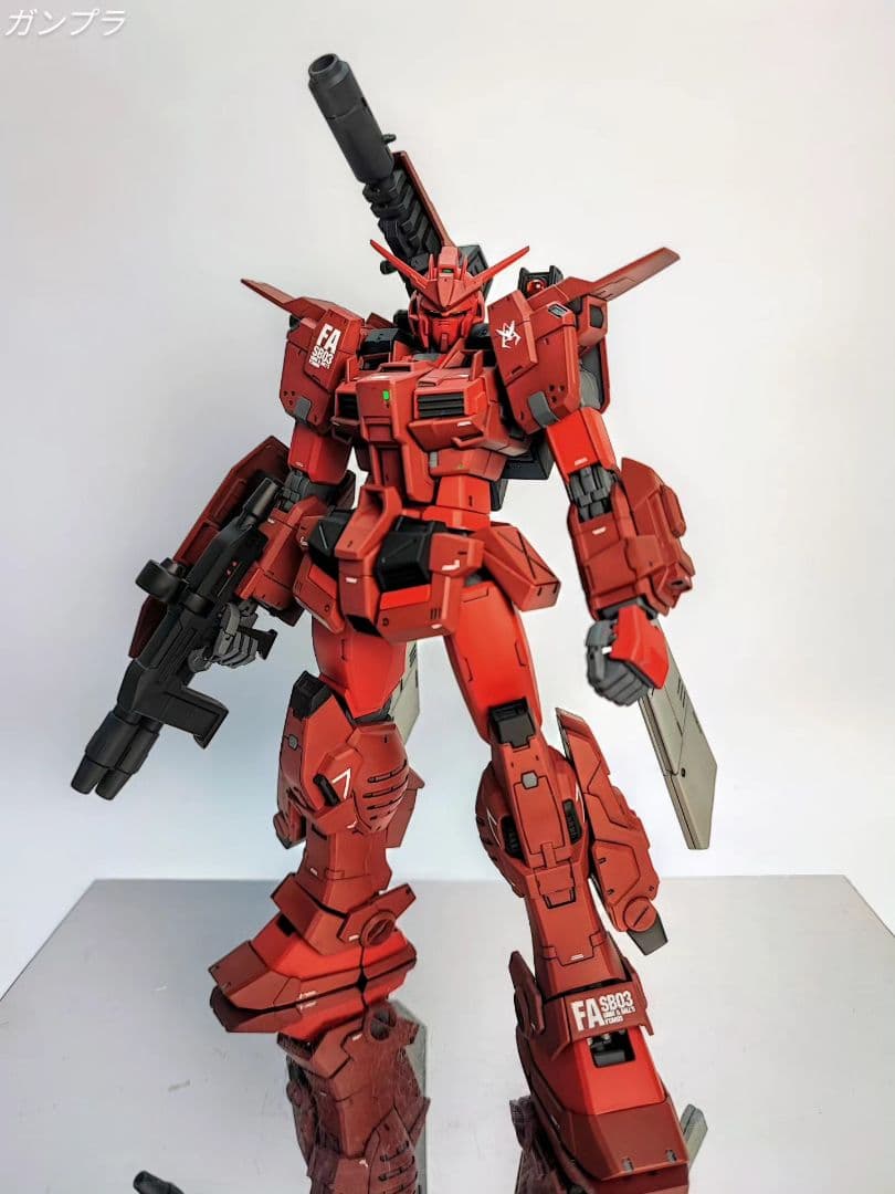 MGシャア専用フルアーマーガンダム ガンプラ完成品