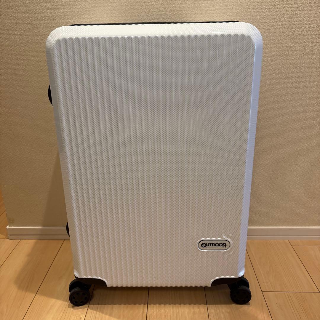 OUTDOOR ホワイト キャリーケース 中型