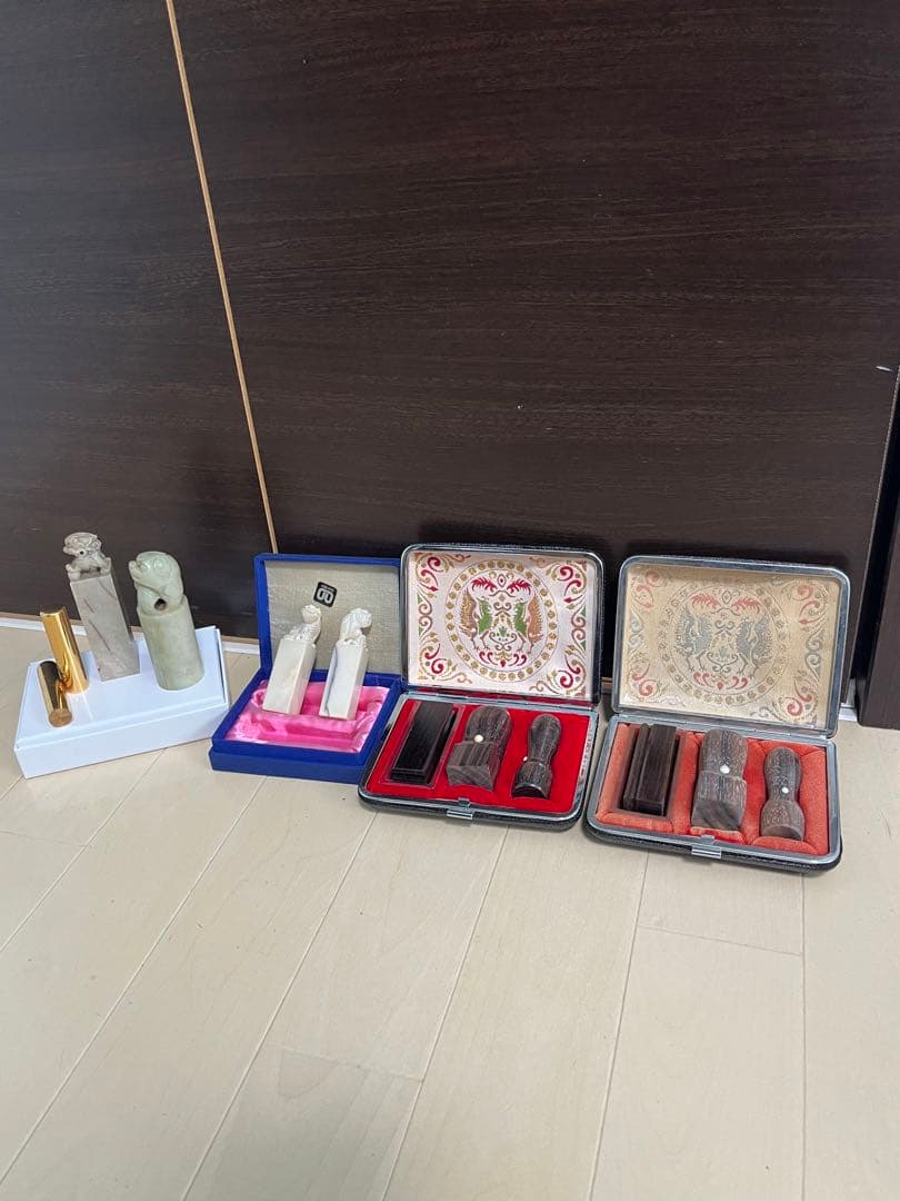 印鑑ハンコの素材12点セットです