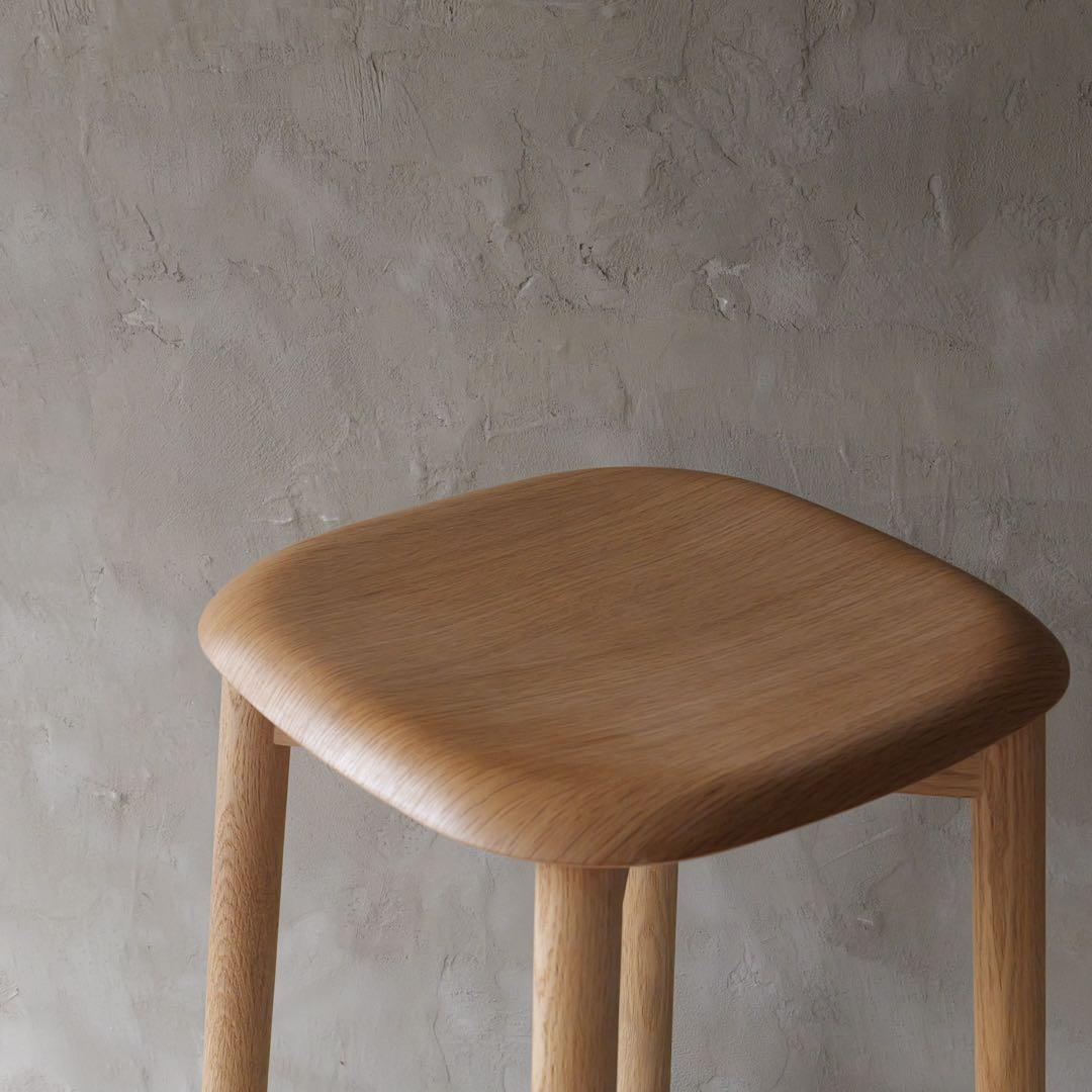 HAY スツール　オーク無垢材リフィニッシュ済み