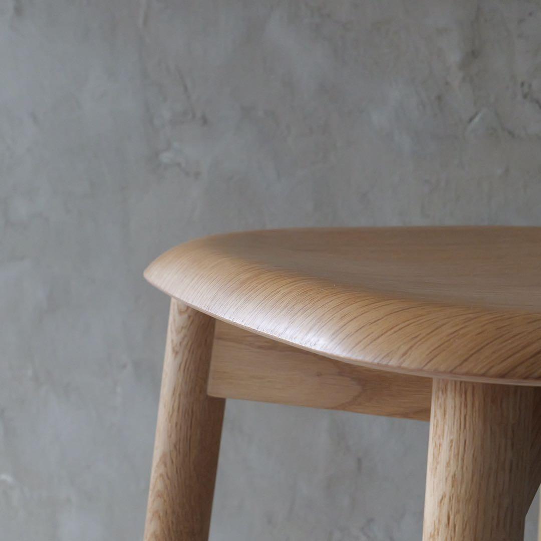 HAY スツール　オーク無垢材リフィニッシュ済み
