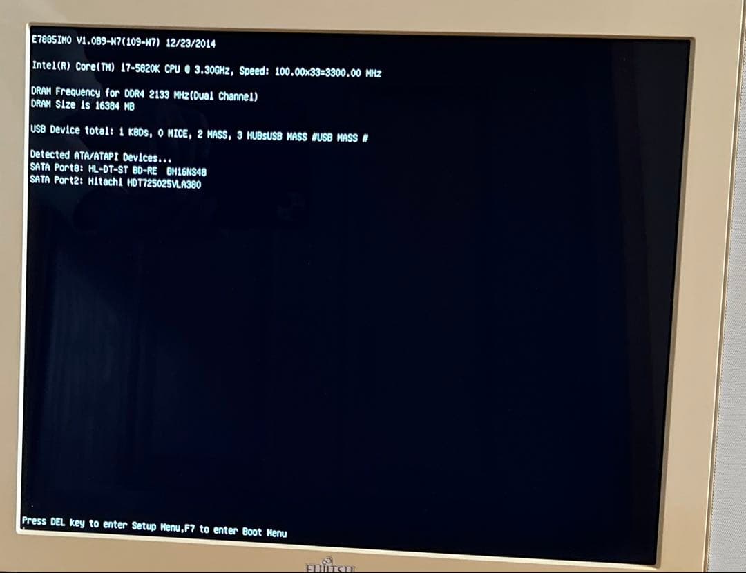 ★タワーpc マウスコンピュータMDV-QX9500SM2-WS-W7P【中古】