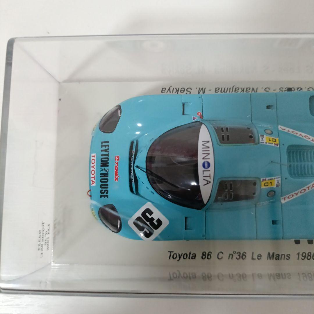 1/43 スパーク トヨタ 86C LEYTON HOUSEルマン1986