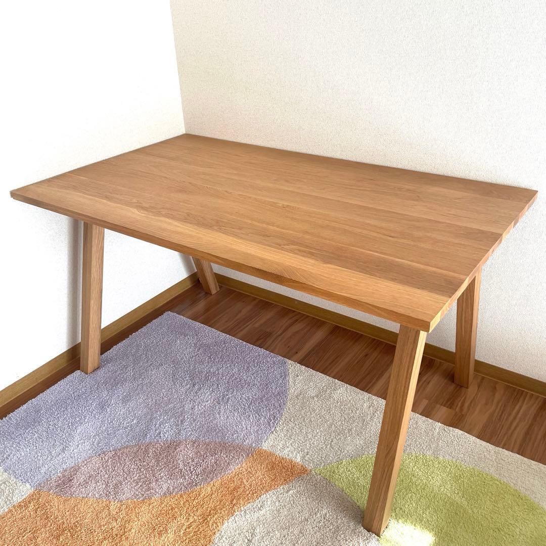 unico ELEMT ダイニングテーブル W1400 ナチュラル　オイル