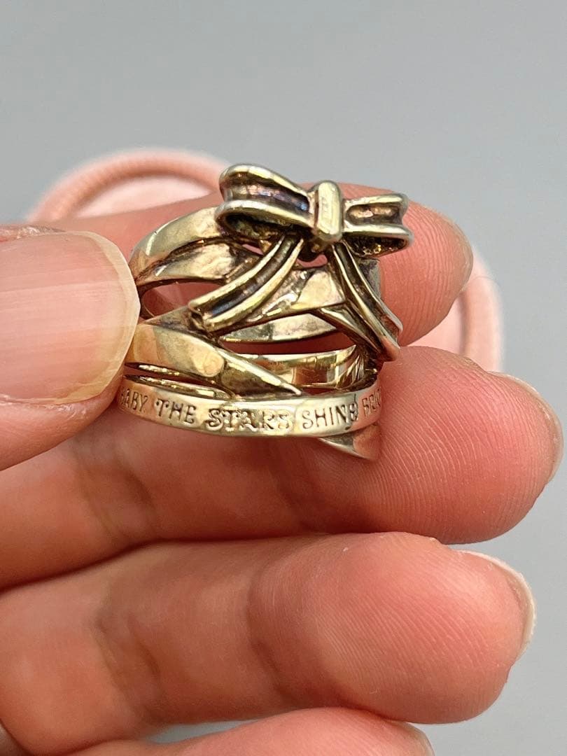 BABY THE STARS SHINE BRIGHTレースアップリボンリング