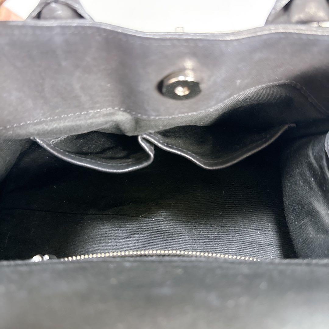 yu ✨M.U.L　オイルレザー　ショルダーバッグ　2way ブラック