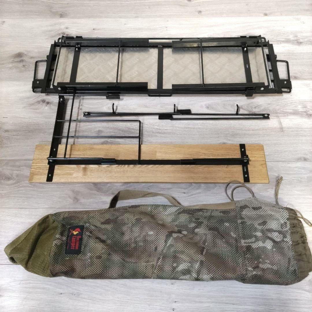 ソロキャンプ ネイチャートーンズ　コックピットテーブル