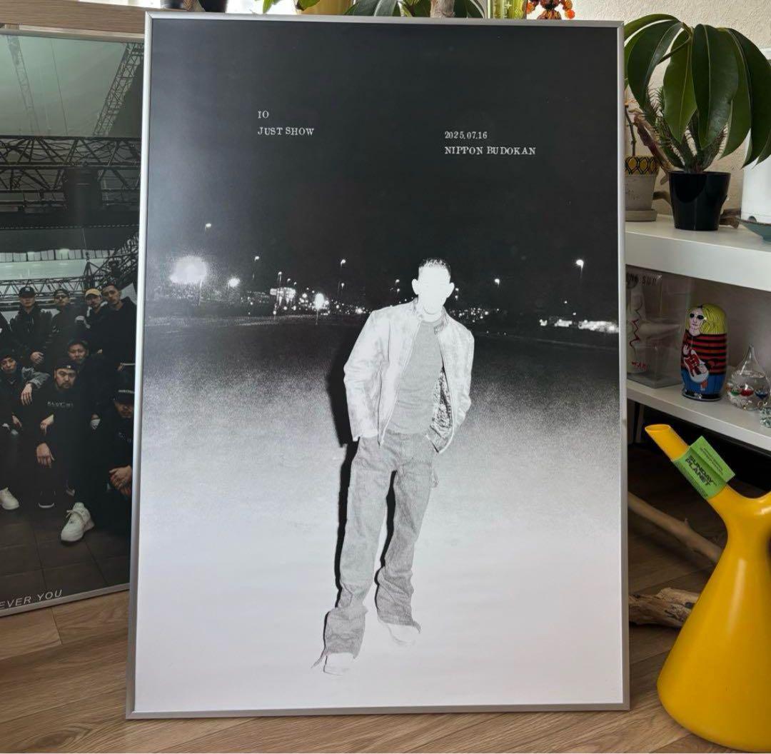 IO JUST SHOW ポスター 武道館　B2 シルバーフレーム付き