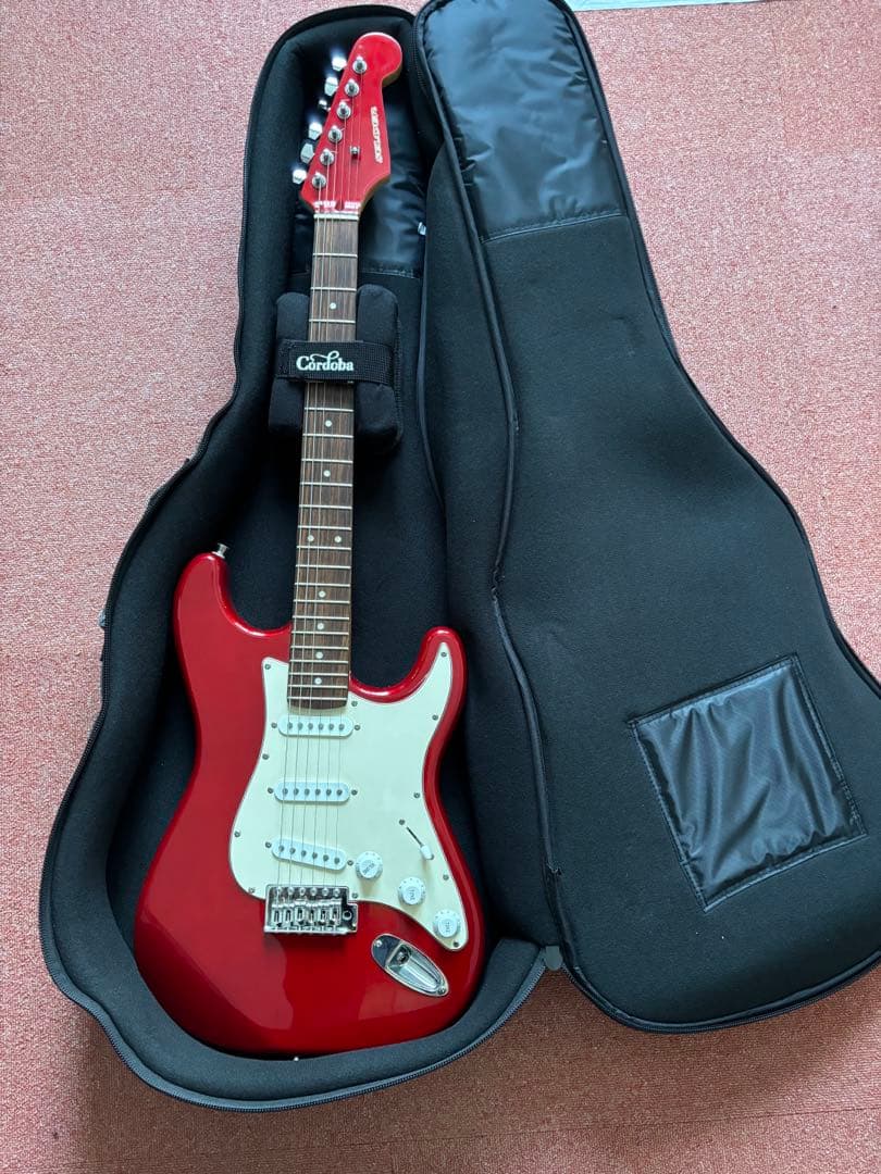 SELDER ストラトキャスタータイプ 赤 フェンダー