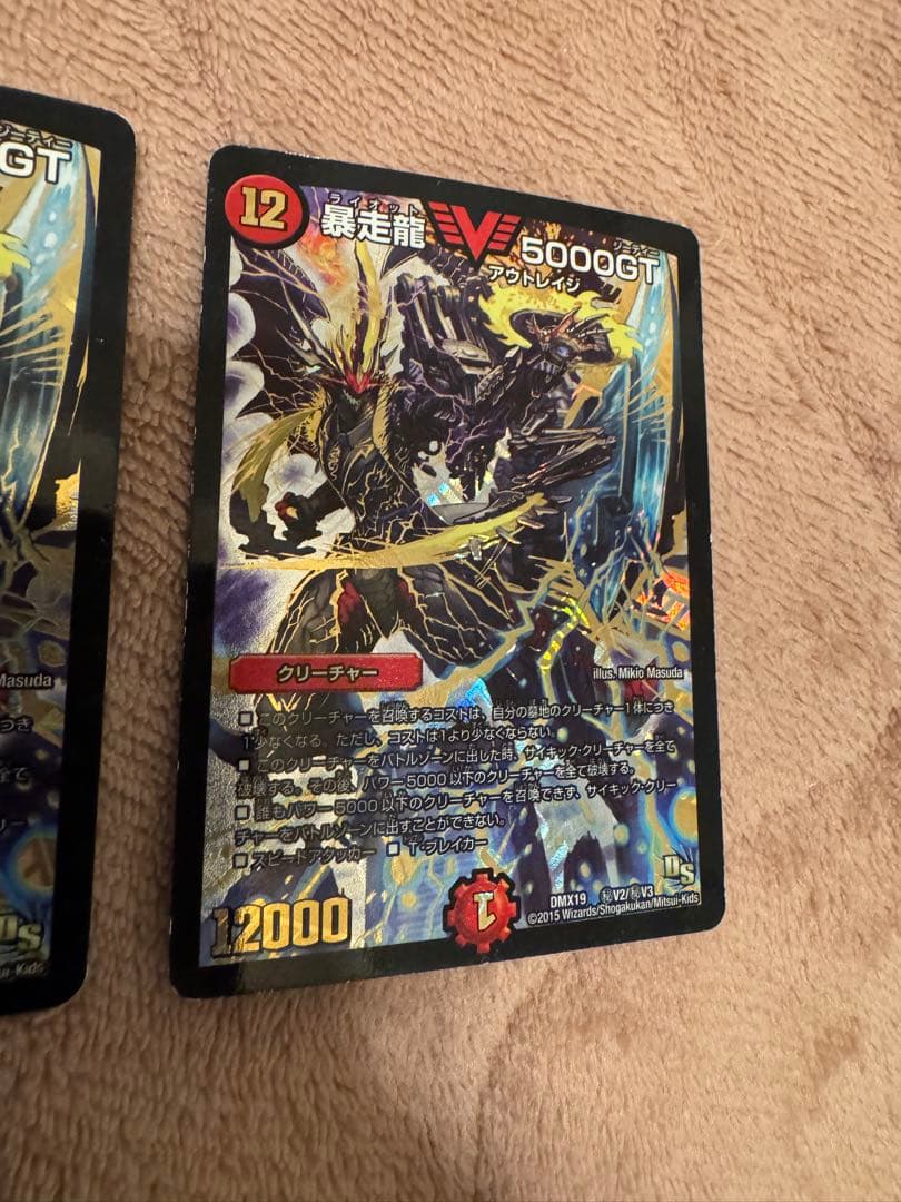 暴走龍5000GT 2枚セットプレイ用DMX19 秘V2/秘V3 シークレット