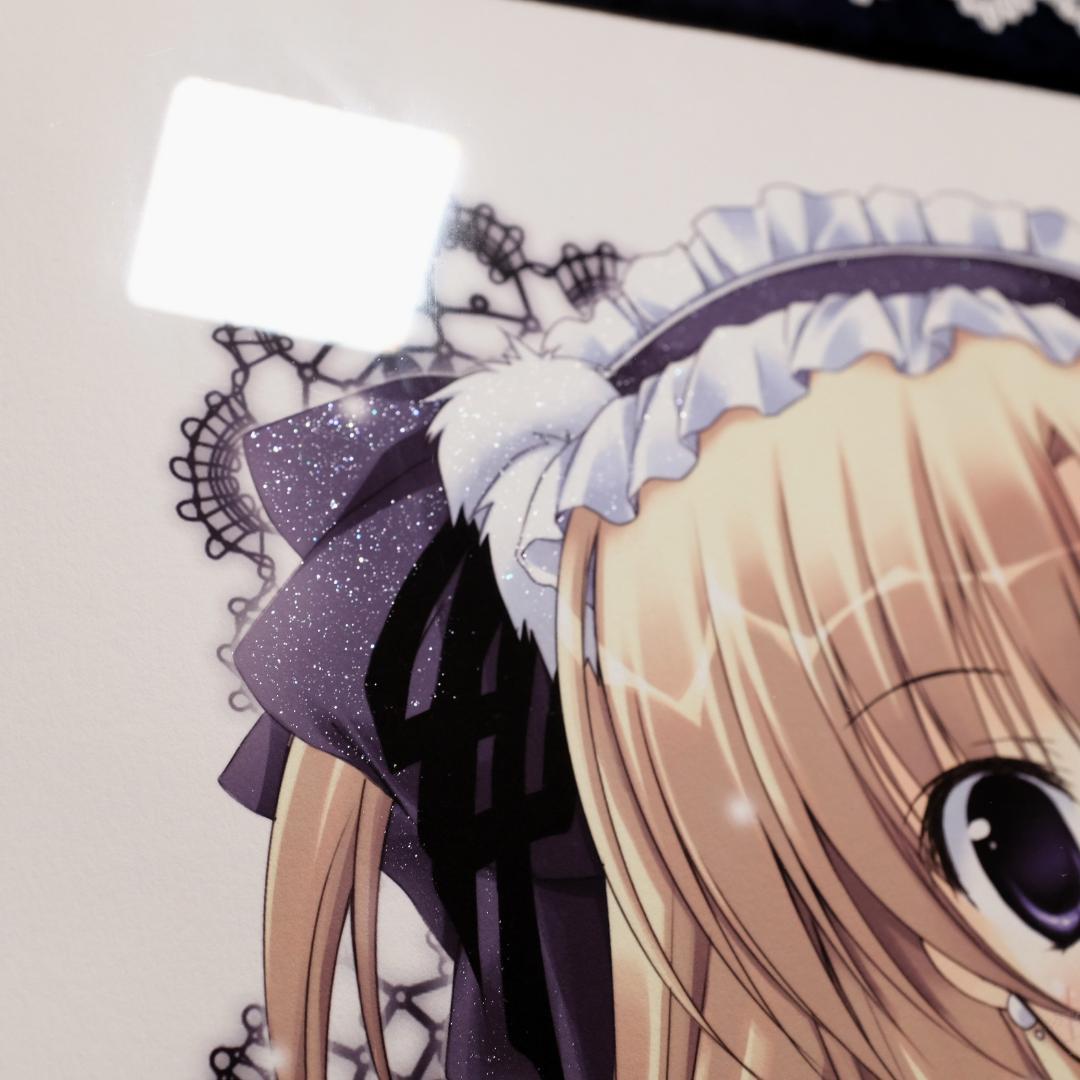 アールビバン 版画 梱枝りこ MYSTIC BLUE ミクスドメディア