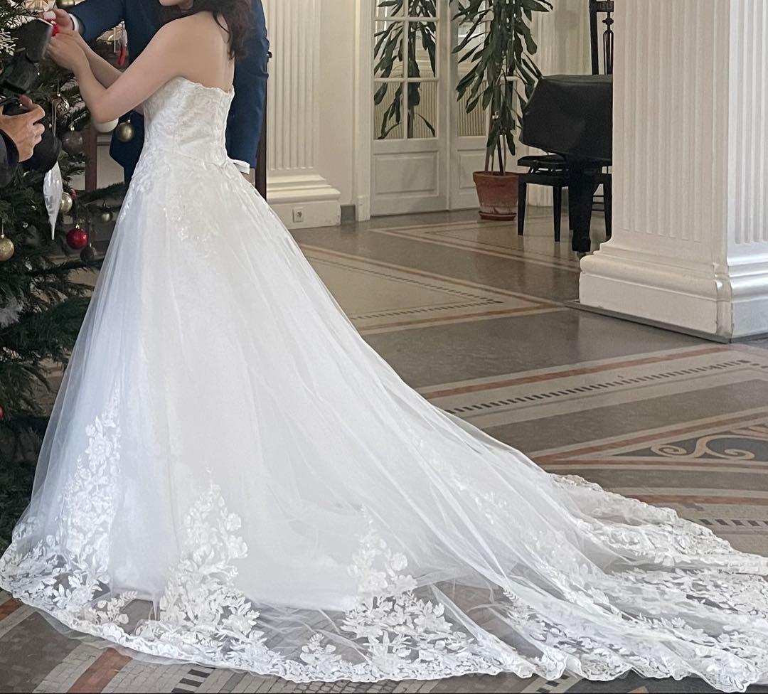 【期間限定値下げ】チュノアウェディング　ウェディングドレス（6点セット）