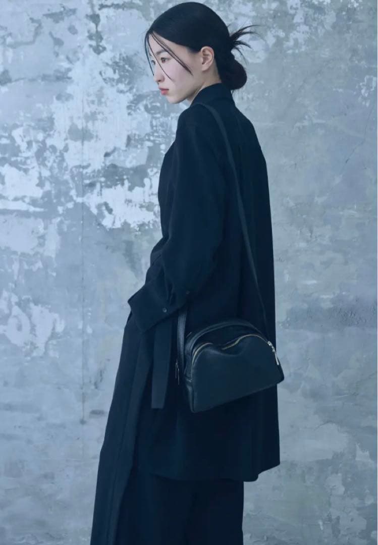 【美品】chi.wataレザー黒 ショルダー