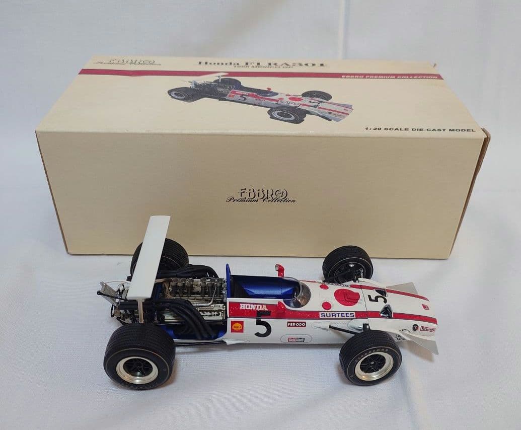 F1 EBBRO 1/20 ホンダHONDA RA301 1968年メキシコGP