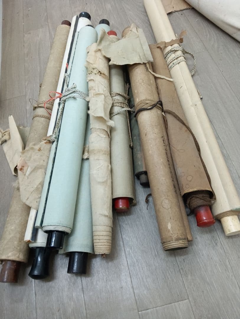 そ*ん様 旧家蔵出し 掛軸 巻物 その他紙物 44点まとめ売り