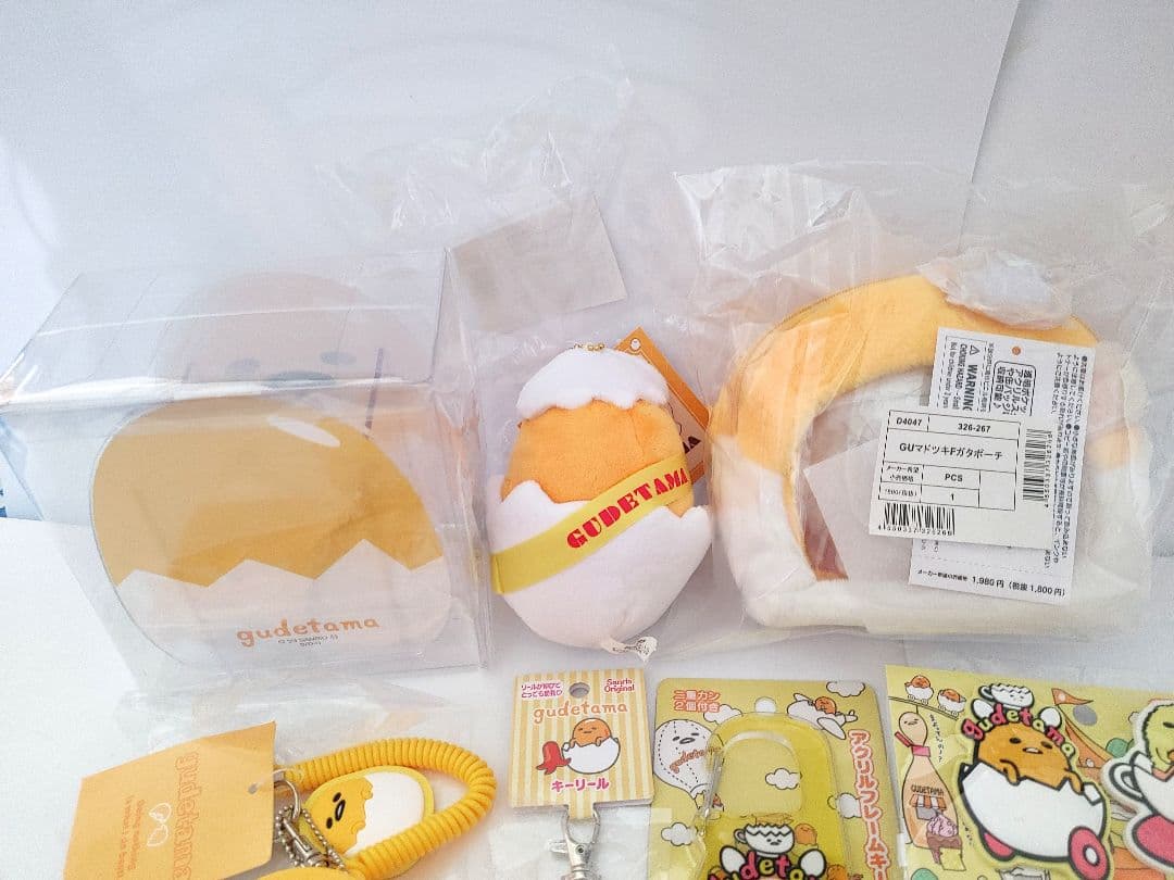 ぐでたま キャラクター大賞 10周年記念 たまスタ 窓付きポーチ等★未使用★