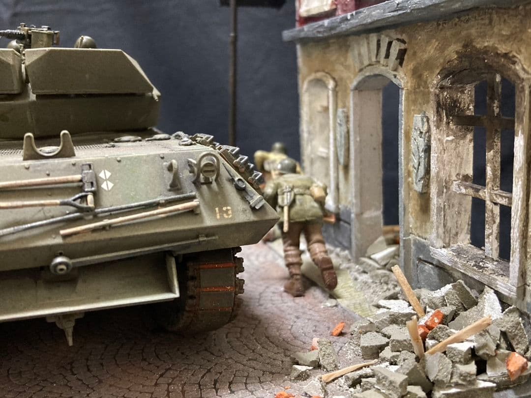米軍駆逐戦車 M10　ミリタリー　ジオラマ
