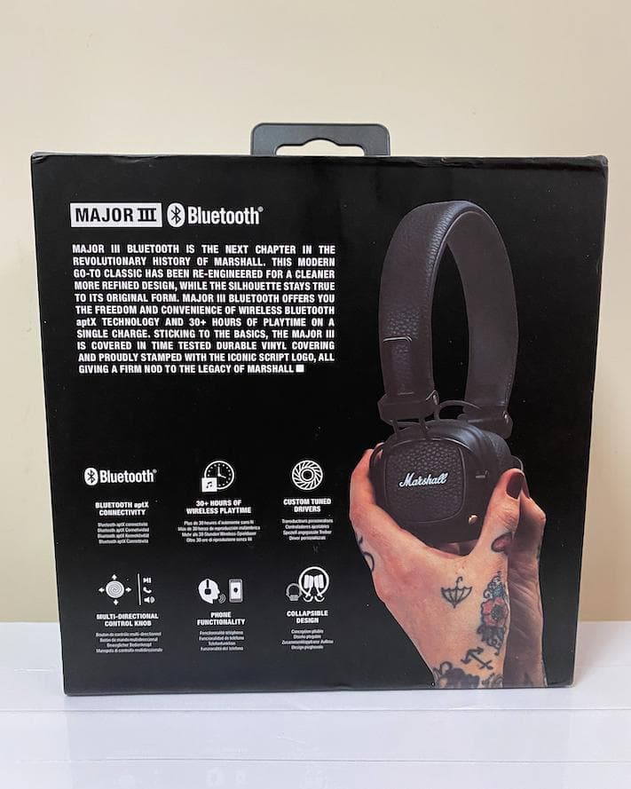 Marshall Major III ワイヤレス ヘッドホン