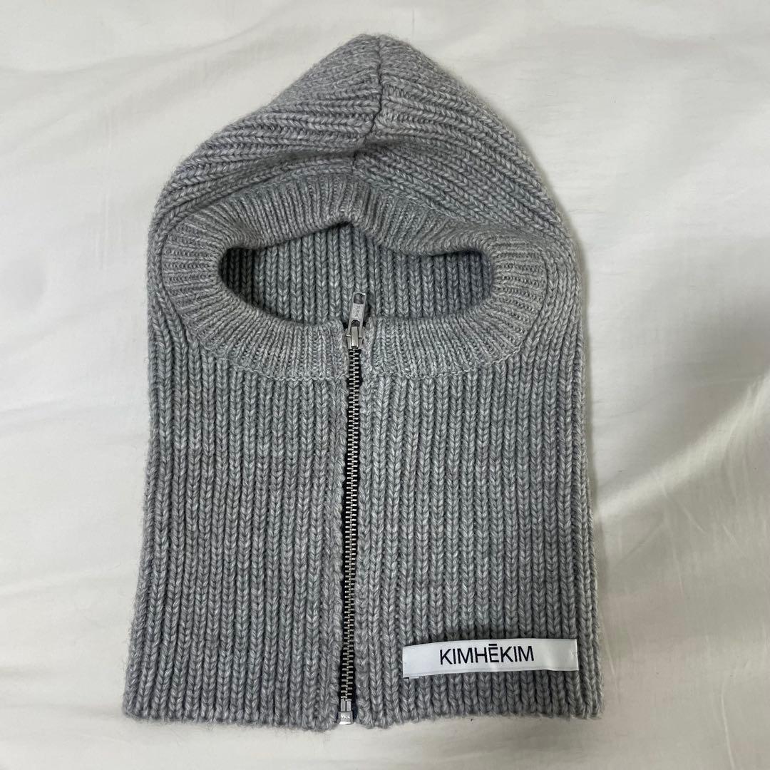 KIMHEKIM バラクラバ グレー ニット帽