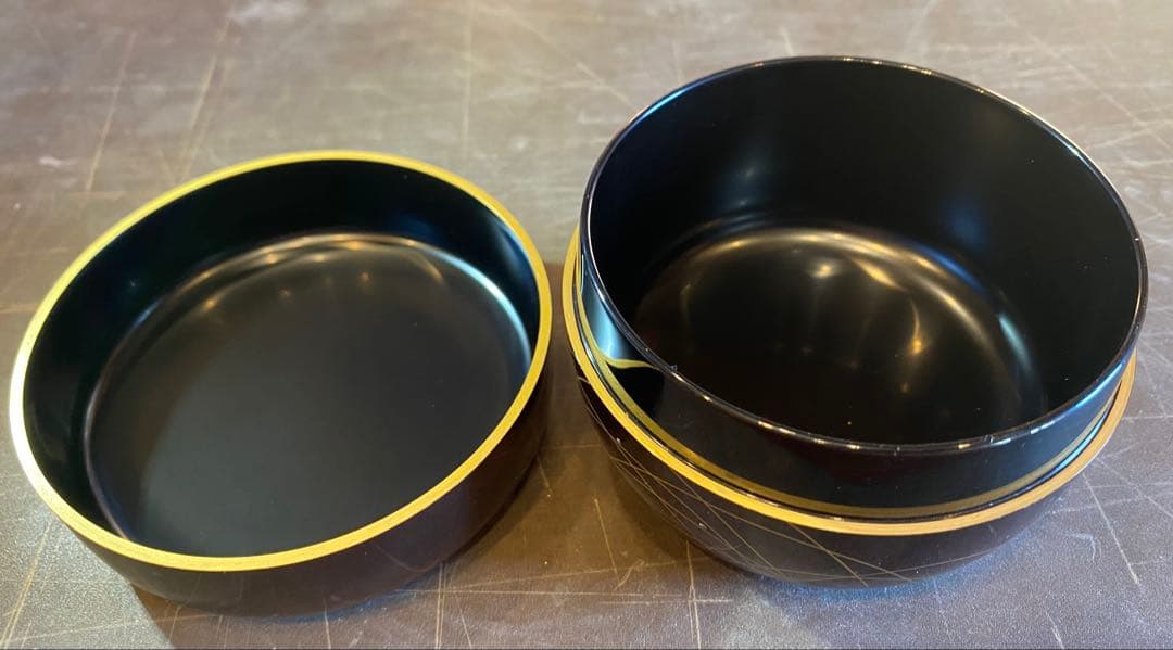 輪島塗　棗　蒔絵・松虫（鈴虫）　　　　鈴谷鐵五郎作 ・茶道具　ヴィンテージ　レア