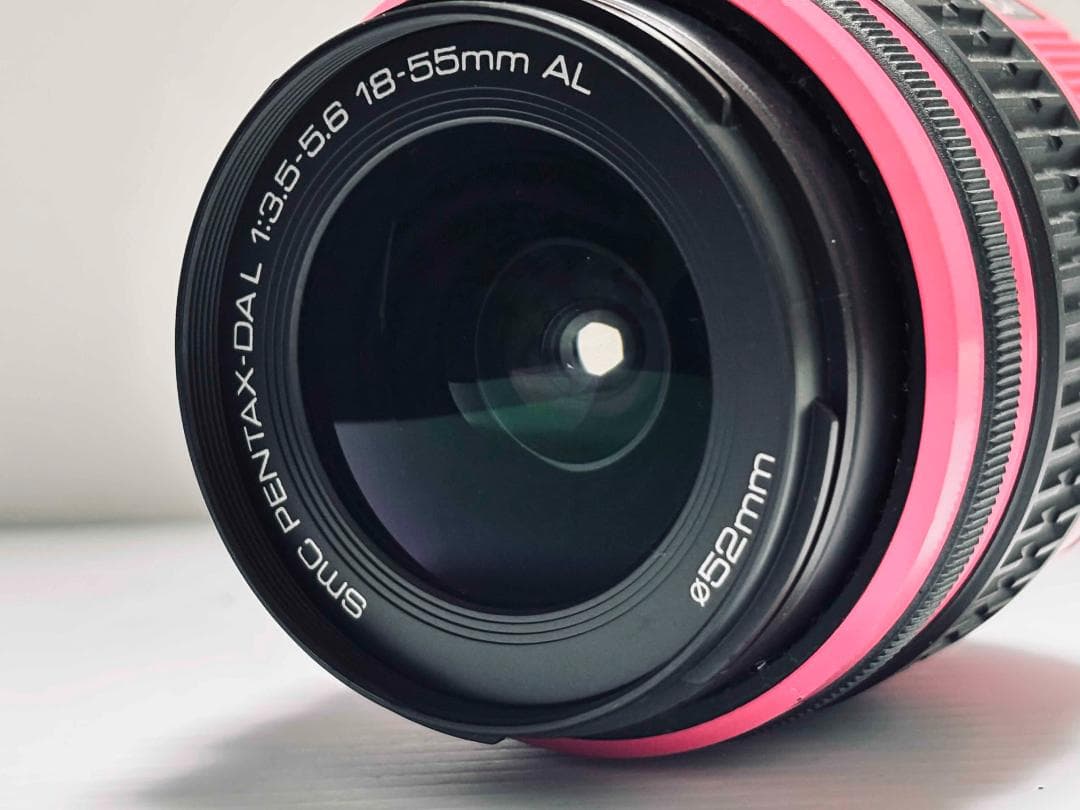 PENTAX K-r ピンク デジタル一眼レフカメラ 18-55mm レンズ付き