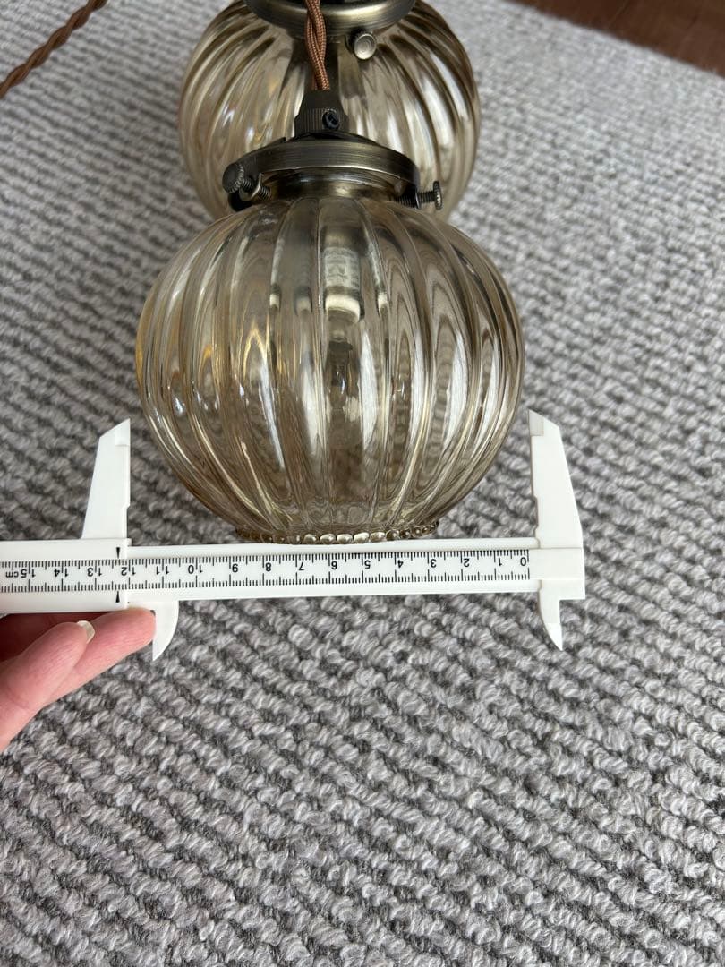 インターフォルム Lipri ゴールドボール型ペンダントライト