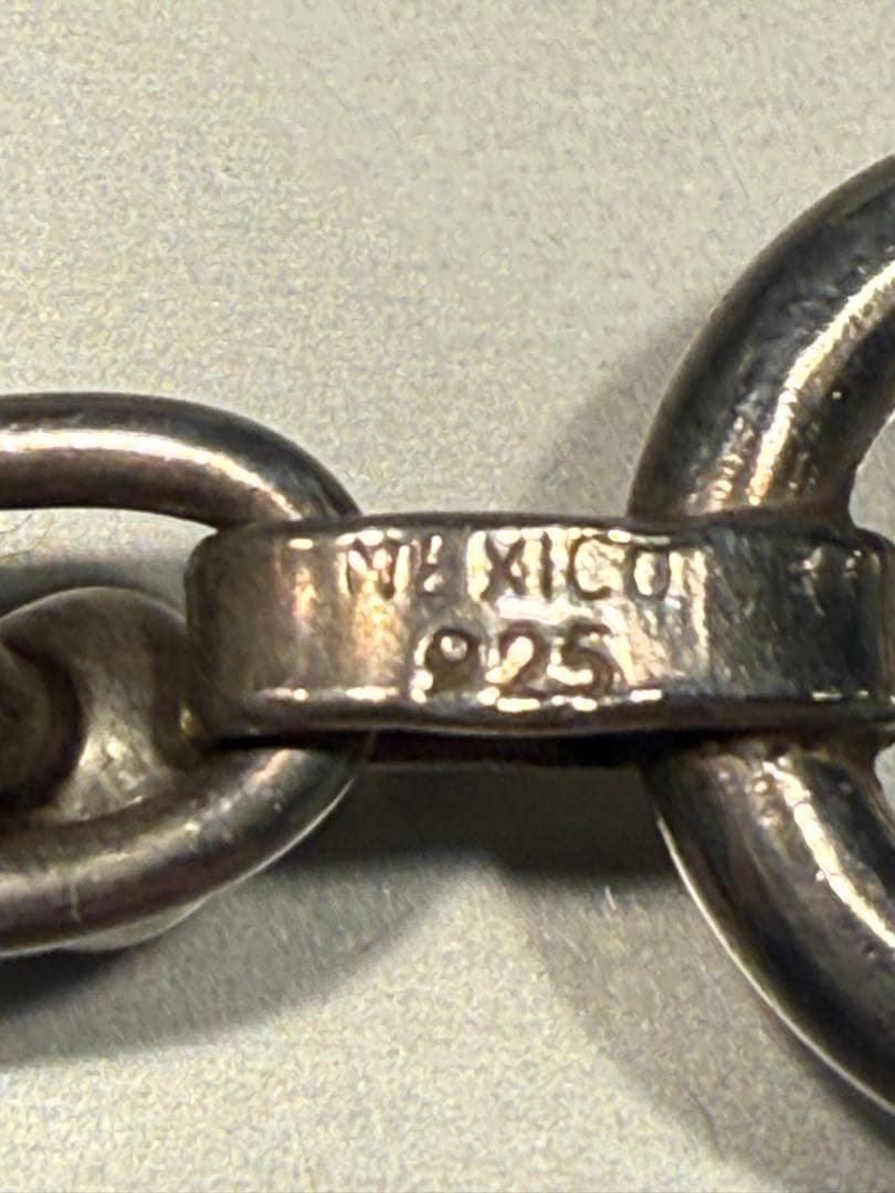 Vintage メキシコ製 Mexico シルバー925 dna ブレスレット