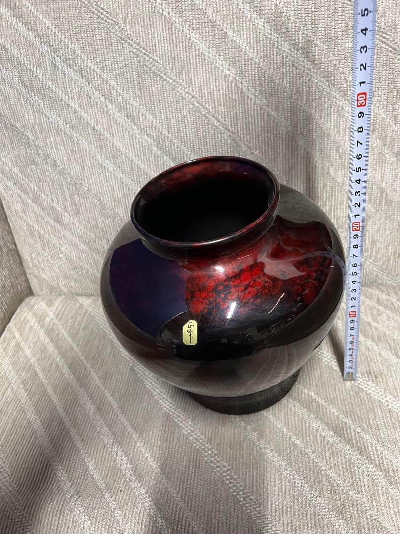 赤黒グラデーション花瓶