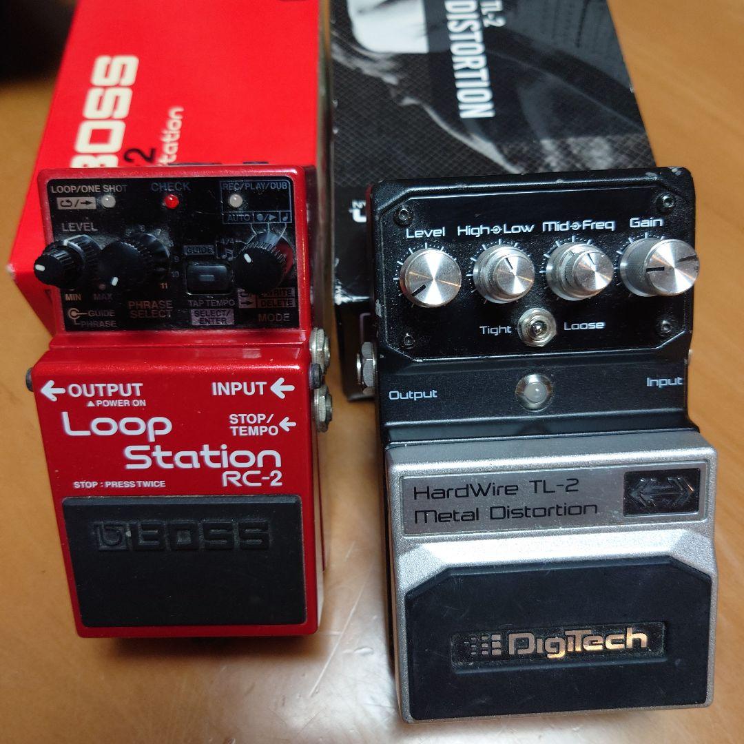 ループステーション（Boss）、メタルディストーション（デジテック）セット
