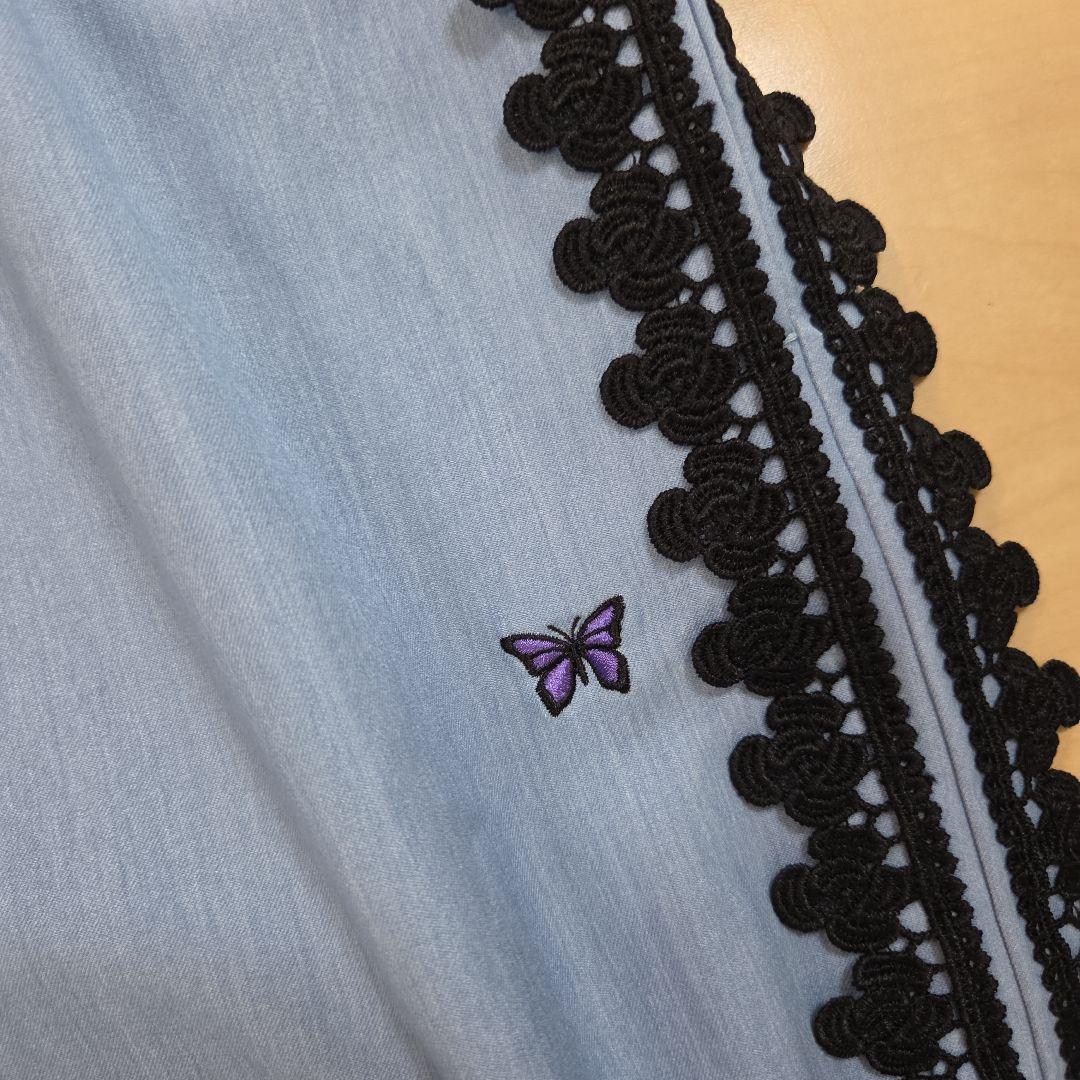 アナスイミニ　水色 長ズボン 　ワイドパンツ160cm