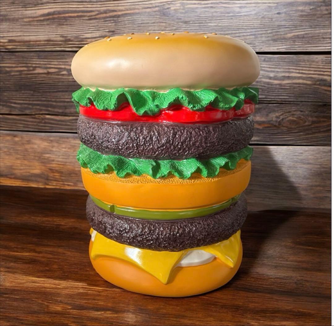 美品　ハンバーガー　イス　スツール