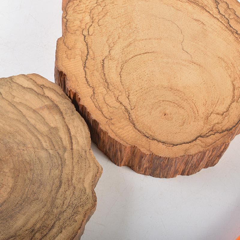 煎茶道具　天然木　飾台　香炉台　2点　まとめて　V　5481