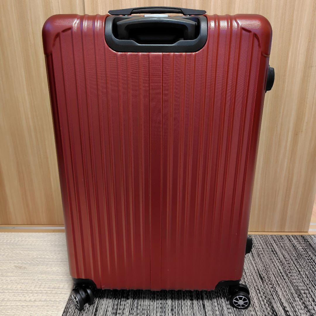 スーツケース キャリーバッグ キャリーケース 超軽量 大型 静音 レッド Ｌ