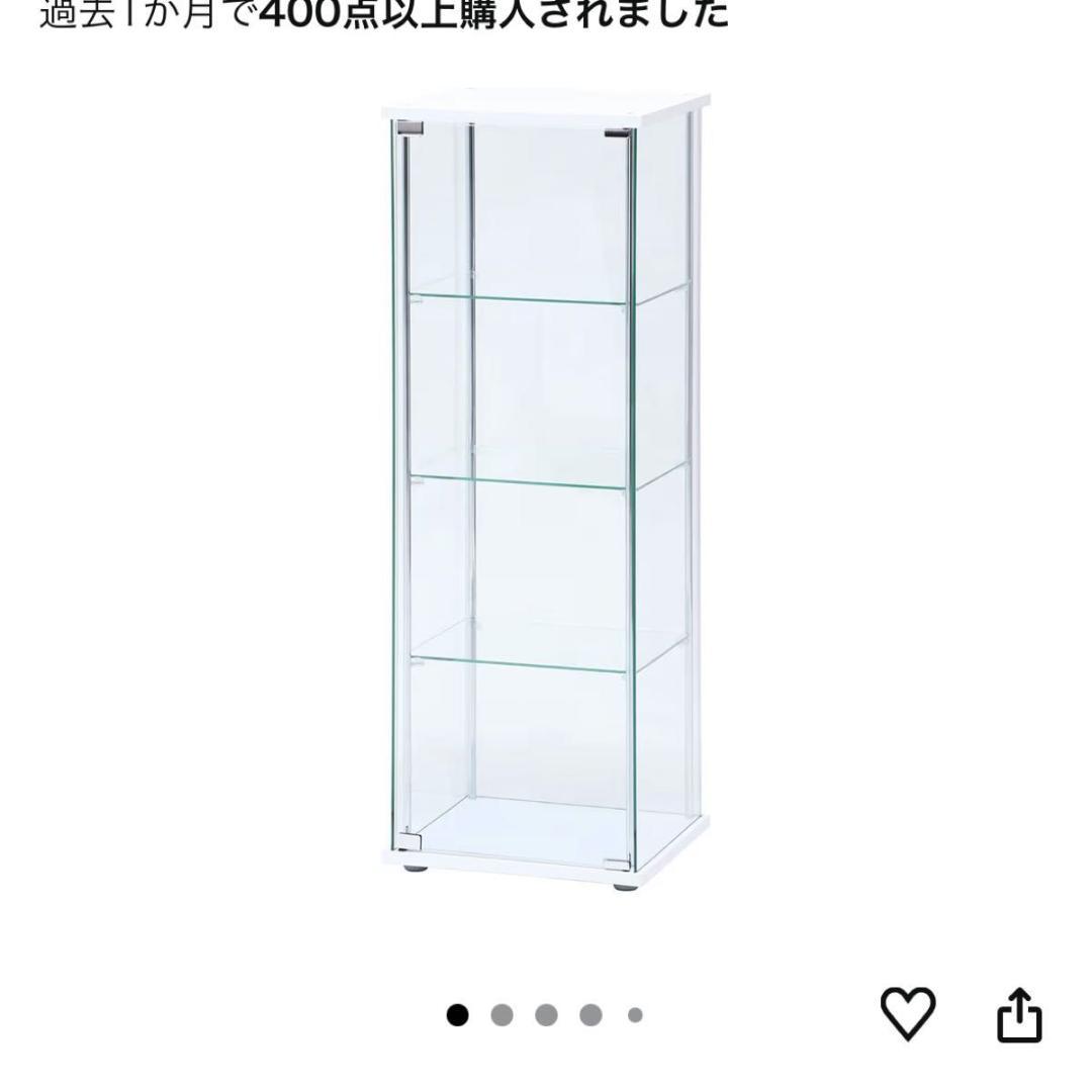 不二貿易 コレクションケース フィギュアケース 4段 幅