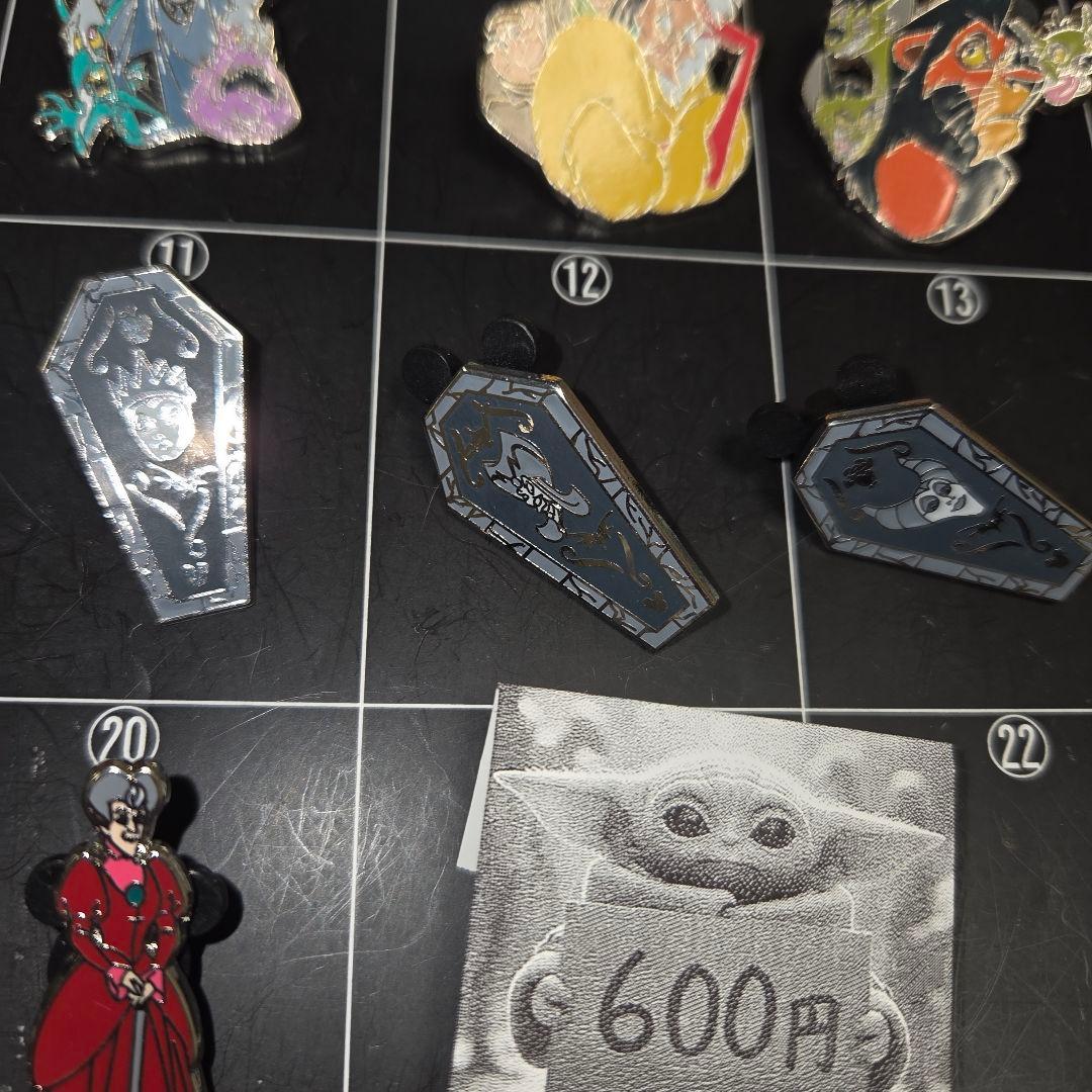 ヴィランズ　スカー　ディズニーピン　クルエラ　マレフィセント