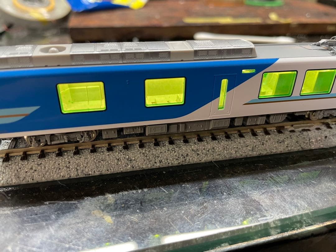 近鉄50000系「しまかぜ」 マイクロエース製室内灯装備編成