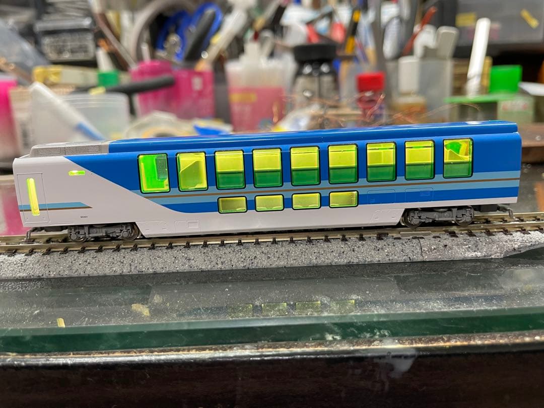 近鉄50000系「しまかぜ」 マイクロエース製室内灯装備編成