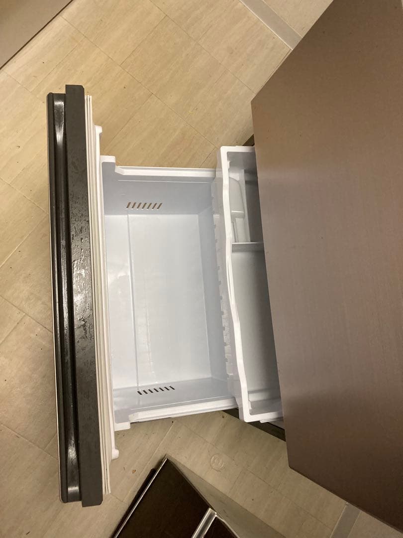 日立 冷蔵庫 幅60cm 375Lシャンパン R-V38RVL N 3ドア左開き