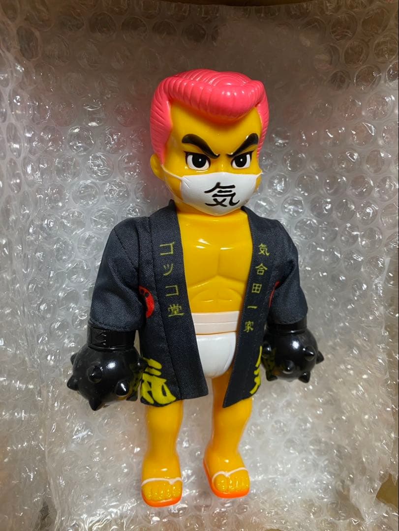 ゴッコ堂　こんぺいナックル　気合田くん　ソフビ