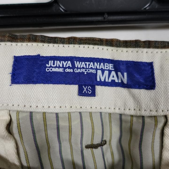 ★hiros★ジュンヤワタナベマン　春夏　チェック地サルエルカーゴパンツ