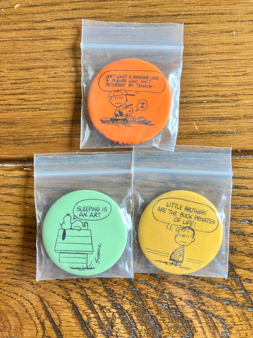 ビンテージ　スヌーピー 缶バッジ 12個セット