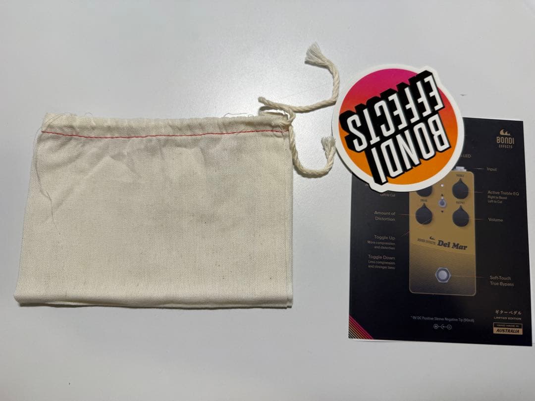 ギター Bondi Effects Del Mar mk2 overdrive