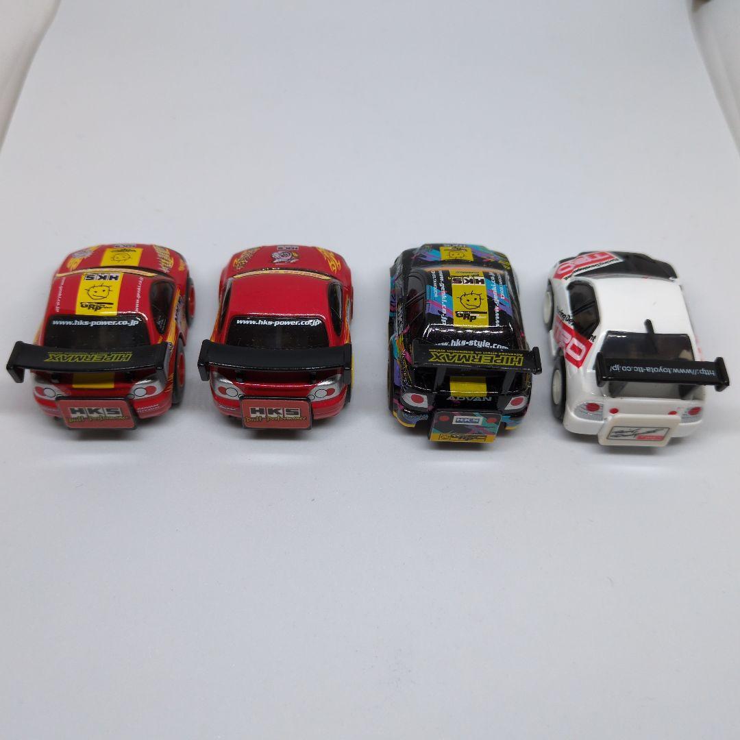 【 チョロＱ 】 ４台セット シルビア アルテッツァ ＨＫＳ ＴＲＤ 開封済